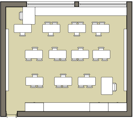 Blank room diagram